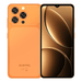 Oukitel C17 Plus orange smartphone shown from the front and rear, featuring a large display and triple rear camera design on a white background.
