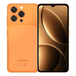 Oukitel C17 Plus orange smartphone shown from the front and rear, featuring a large display and triple rear camera design on a white background.