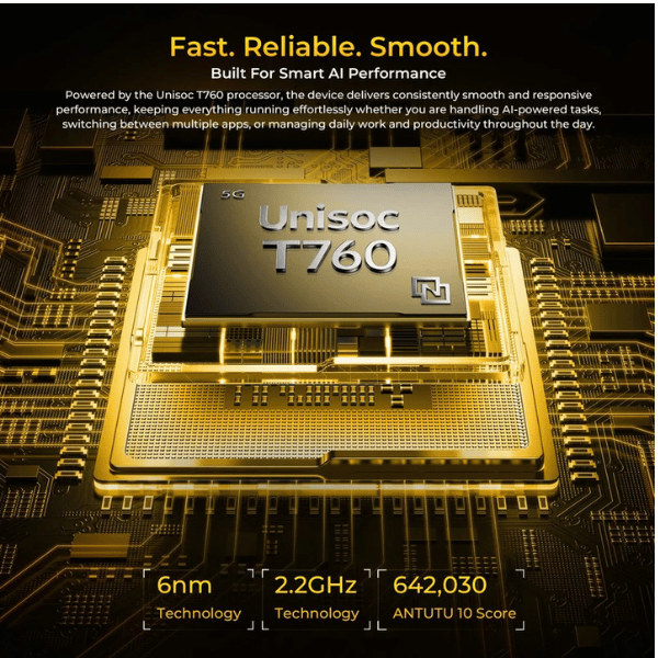 Oukitel RT11 5G tablet powered by the Unisoc T760 octa-core processor