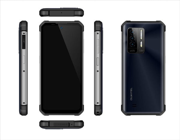 OUKITEL 16GB RAM 128GB ROM スマートフォン ブラック Oukitel WP27 (Dual Sim - 6.8