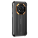 Black rugged phone with Oukitel branding on a white background