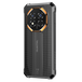Black rugged phone with textured back and visible oukitel branding on a white background