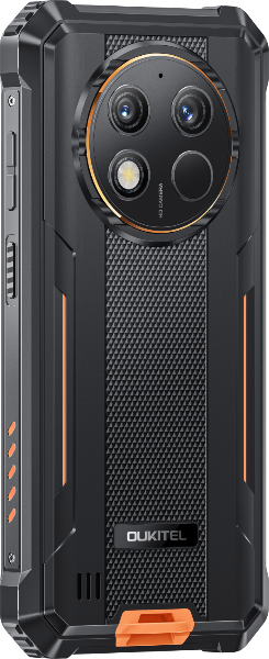 Oukitel G1S rugged phone rear camera module and branded design